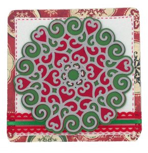 card made with Ivy and holly